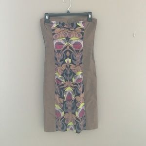 Nicole Miller Strapless Dress